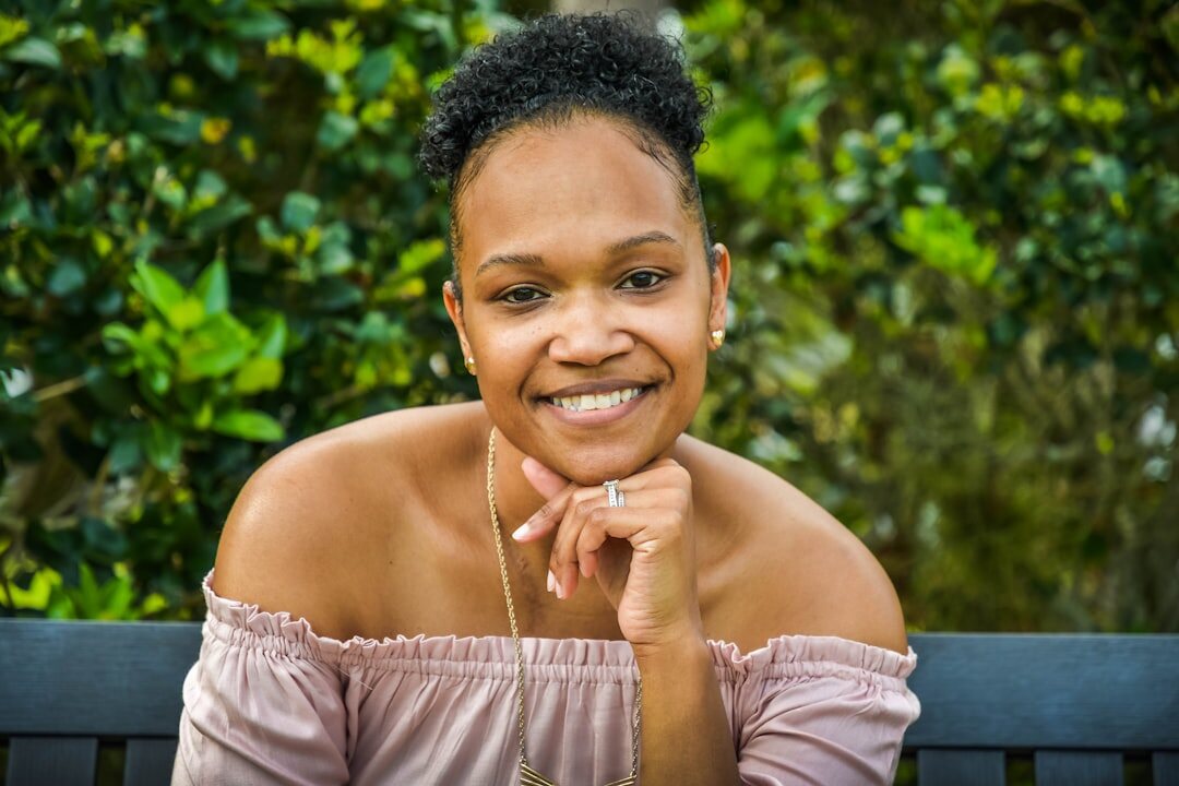 smiling confident woman